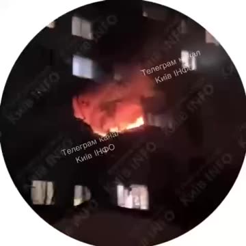 "Shahed" hit a high-rise building in Kyiv, one of the apartments caught fire…