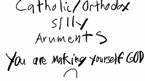 Catholic/Orthodox silly arguments 4