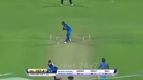 Virat Kohli 122 vs ENG