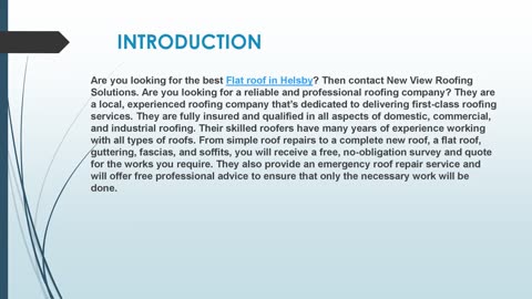 Looking for the best Flat roof in Helsby