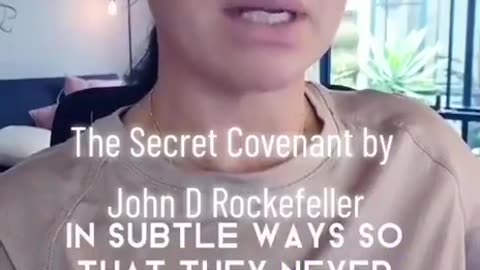 The Secret Covenant by John D Rockefeller