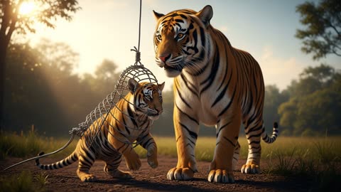 Soldier Rescues Tiger Cub From Poachers