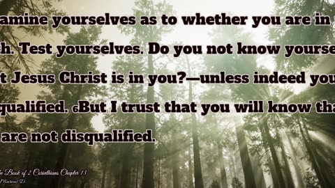 The Book of 2 Corinthians Chapter 13