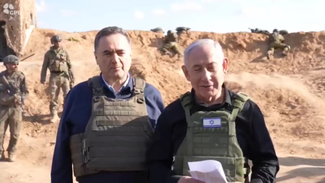 Prime Minister Netanyahu visited Israeli soldiers in the Gaza Strip today.