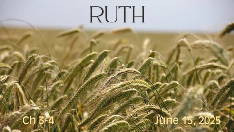 Ruth Chapters 3 & 4 (Part 2)