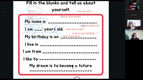 Introducing yourself Class (3)