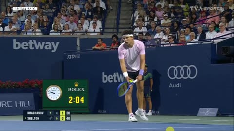 La Finale ATP de L'omminium Banque Nationale 2025 Ben Shelton vs Karen Khachanov