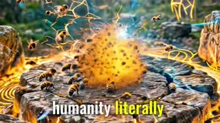 Hum of a bee is a scalar wave