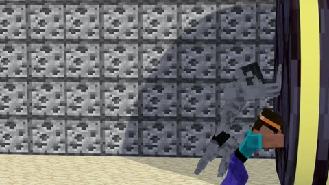 HELP Herobrine To Power Up And Pull A Cart #friendship #anime #shorts #trending