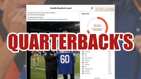 Fact Check: Peyton Manning Did NOT Honor Gatekeeper With Jersey And Standing Ovation -- AI Clickbait