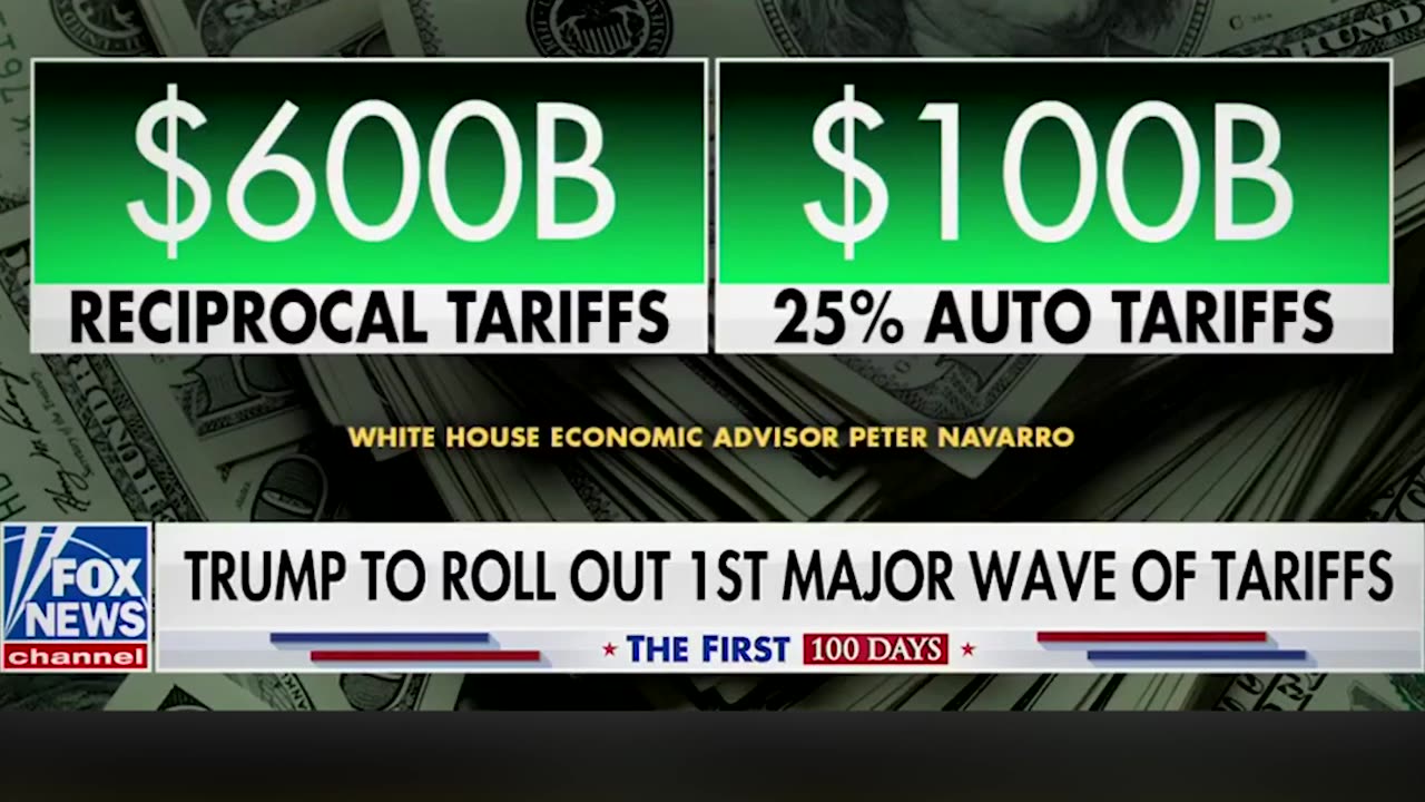 $600 billion expected to be brought into the U.S. Treasury during first year of Trump's tariffs