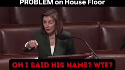 ALCOHOLIC REPTILIAN NASTY NANCY PELOSI 🍷 GOES FULL RETARD ON HOUSE FLOOR WHILST DRUNK❗