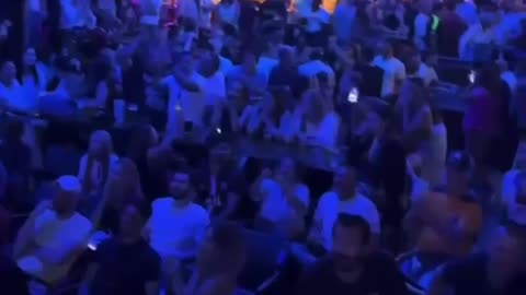 PSG Fans Watching Champions League Final in Bar
