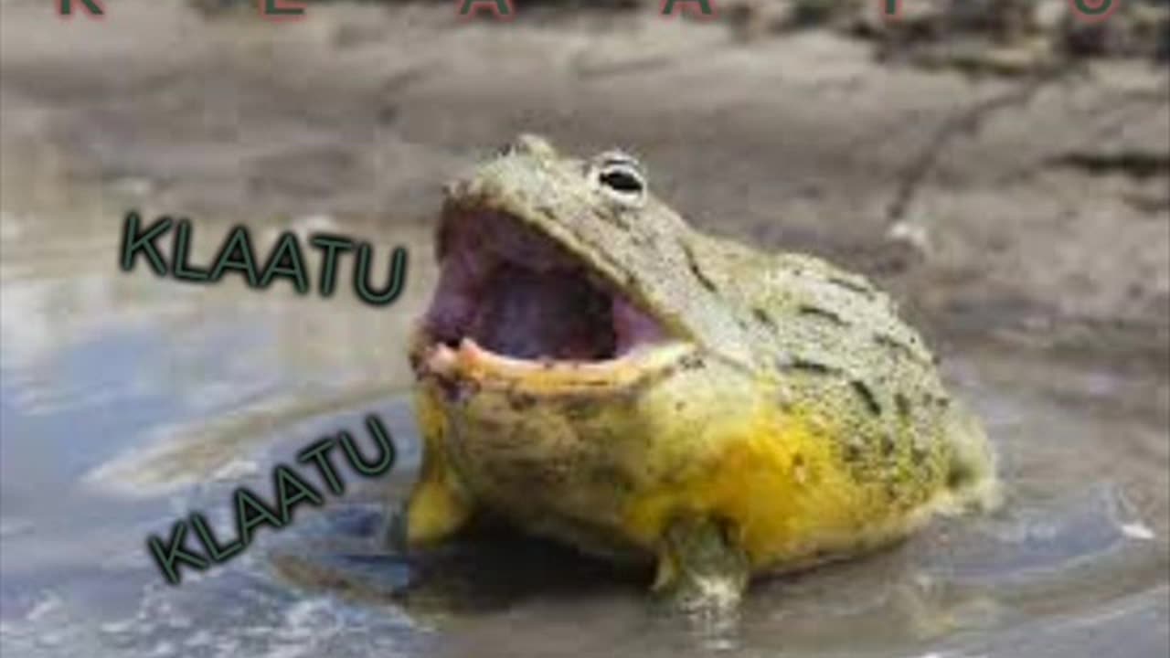 Klaatu bullfrog - Calling occupants intro