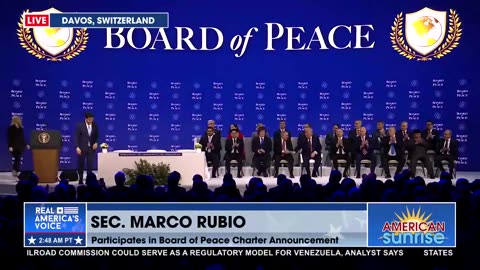 SEC. RUBIO COMMENTS ON THE BOARD OF PEACE