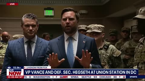 Vance & Hegseth visits National Guard troops