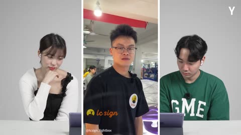 Y Pictures ~ Korean Guy&Girl React To TONY From LC Sign part 2