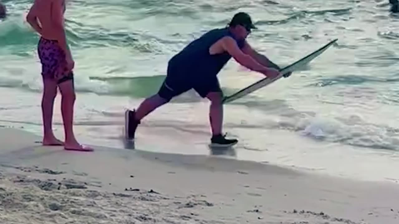 Bro's groan sounds right out of a cartoon