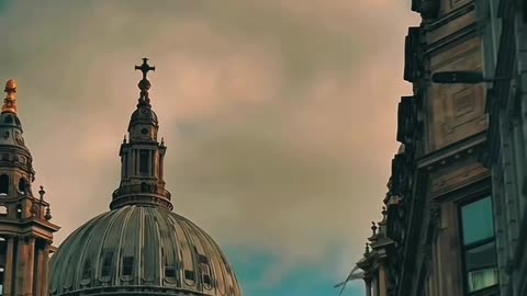 Beautiful view of streets and churche