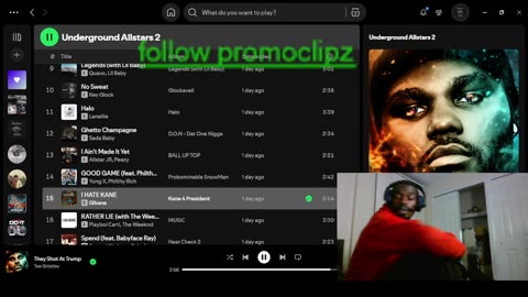 LIVE ON PROMO CLIPZ GET ADD TO MY SPOTIFY PLAYLIST