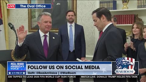STEVE WITKOFF SWORN IN AS SPECIAL ENVOY