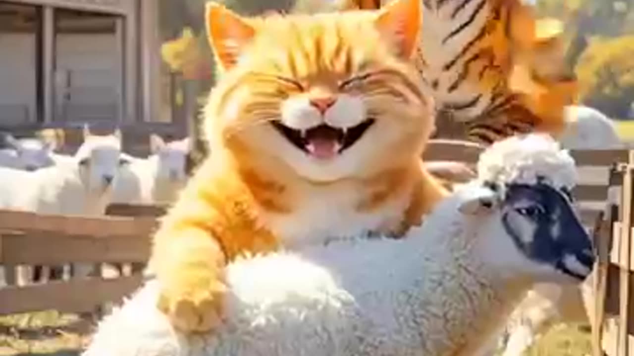 Ai animated video Cat funny videos #pet #funny