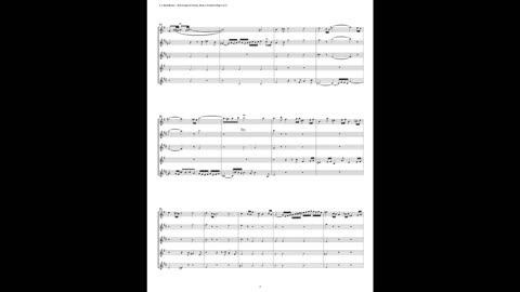 J.S. Bach - Well-Tempered Clavier: Part 1 - Prelude 08 (Saxophone Quintet)