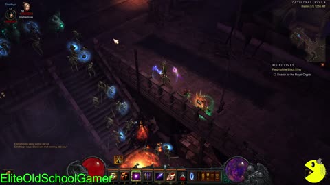 Diablo 3 - Sorceress Master Walk-through - Act I - Levels 50-52 - To Skeleton King - June 2025