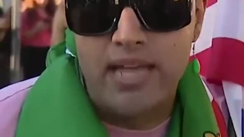 Iranian man calls out Democrats