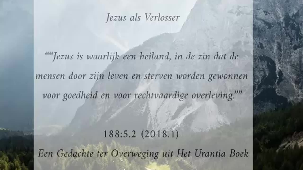 Jezus Als Verlosser