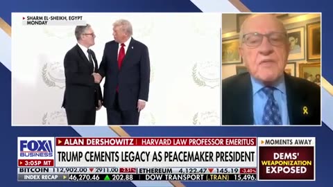 Alan Dershowitz breaks down harsh Middle East reality after Gaza peace deal