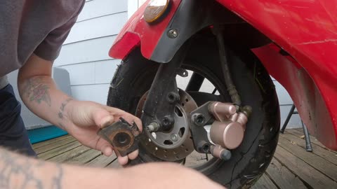 How To Change Brake Pads On A 50cc Scooter