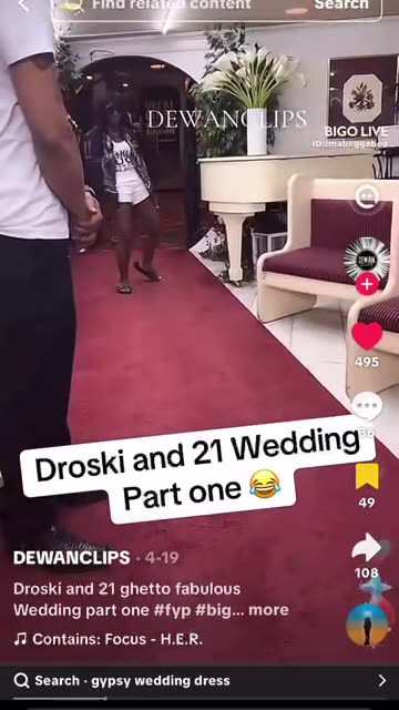 BIGO THROWBACK: 21 & DROSKI VEGAS WEDDING !!