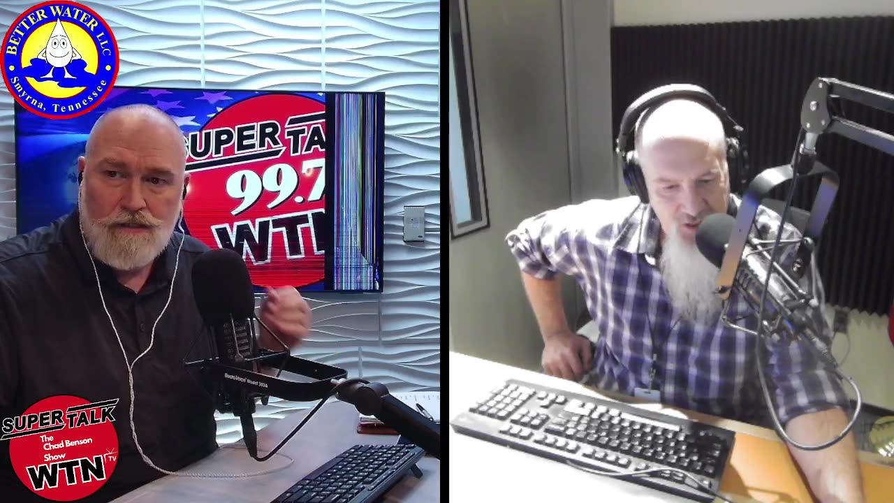 Back at it on the Chad Benson Show! Bringing some joy to your August Monday!!!