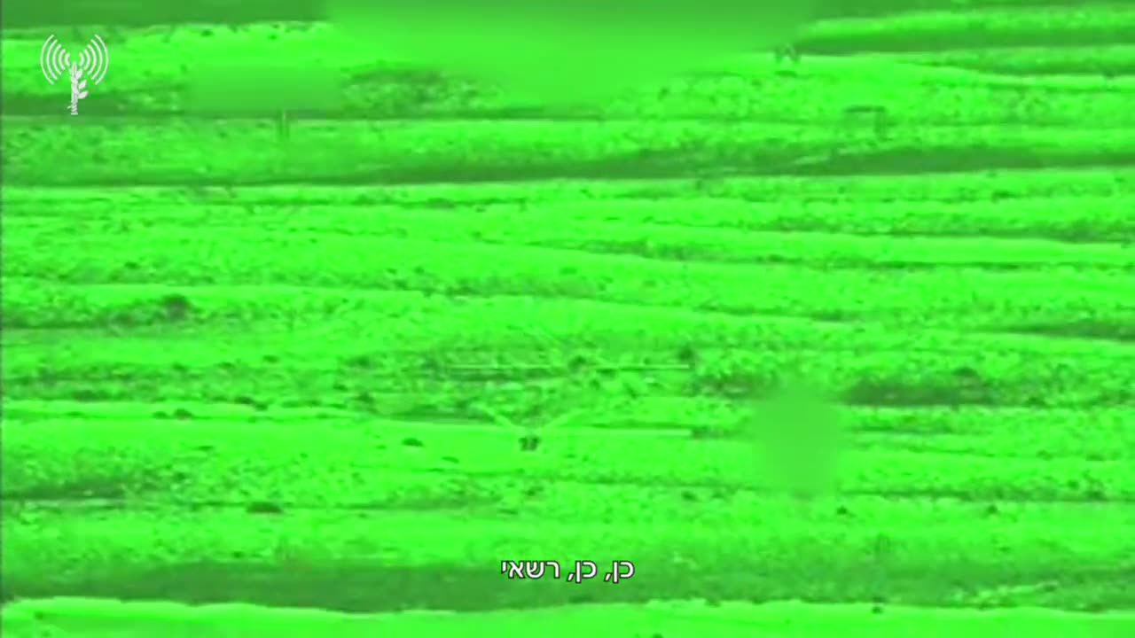 The IDF publishes a video showing the moment a drone launched at Israel by the