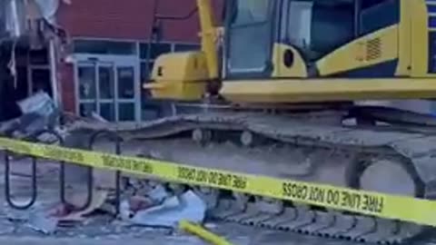 Robbed the bank using an excavator