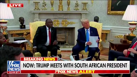President Trump shows video proof of white genocide in South Africa