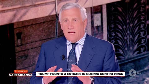 🔴 Ministro degli Esteri Antonio Tajani ospite a "È sempre cartabianca" su Rete4 (17.06.2025)