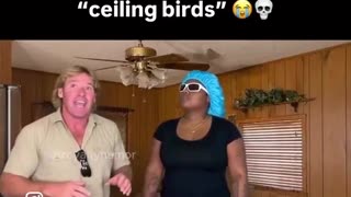 Steve Irwin AI Skit: Steve helps Negress with smoke detector problems