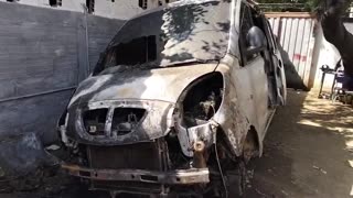 Incendio en taller de carros en El Bosque