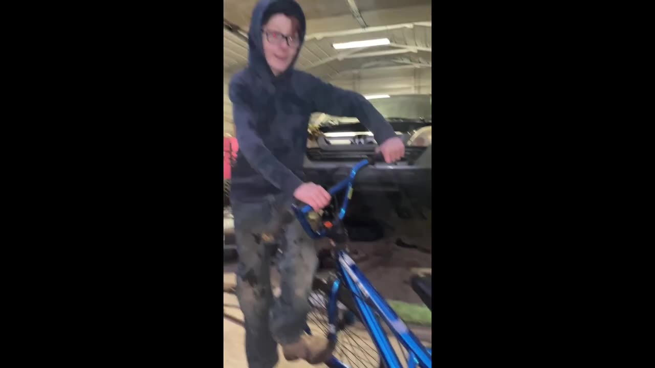 Working on an Older Bicycle