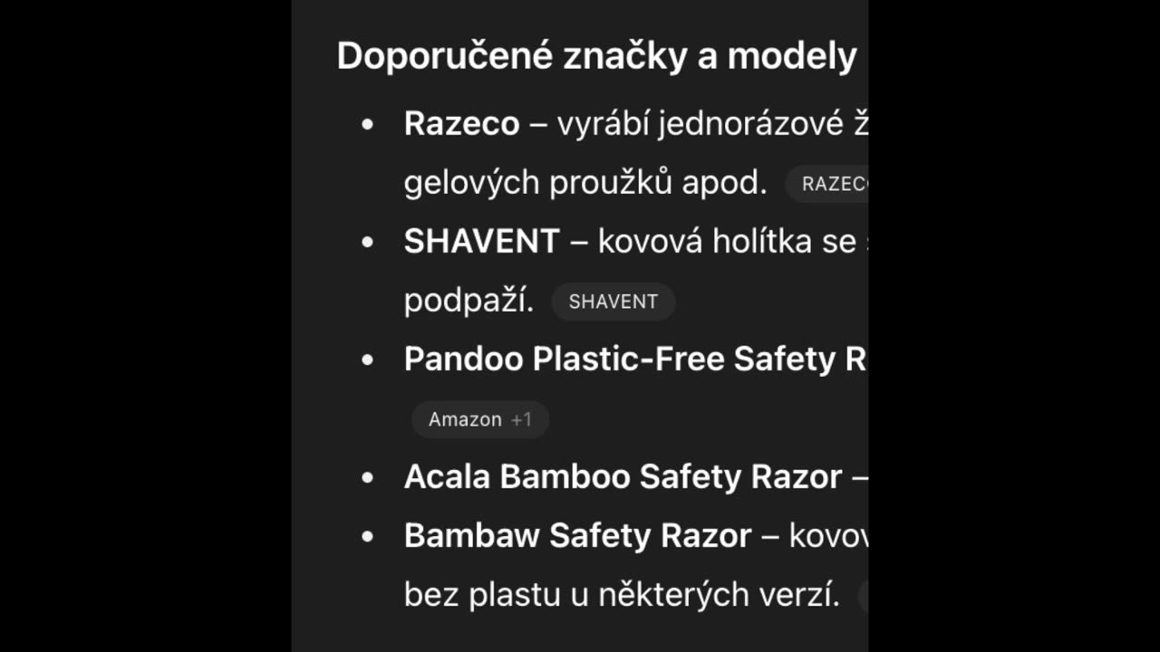 Holicí strojky plné chemikálií