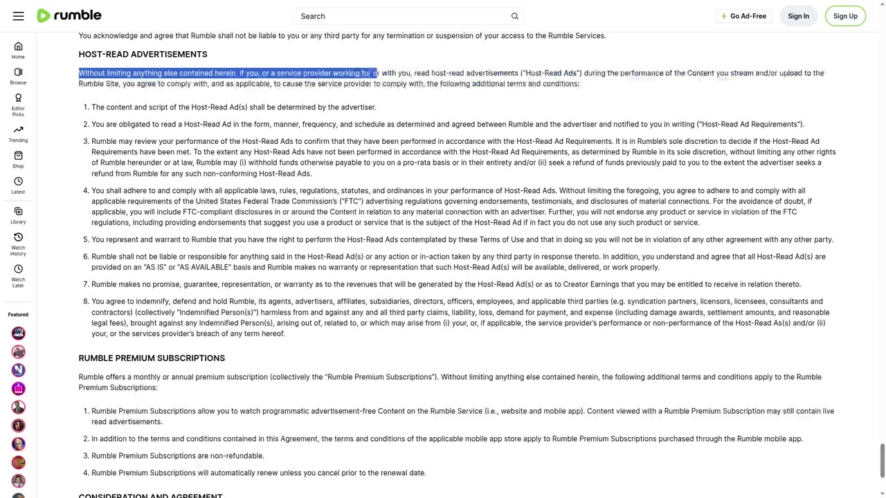 What are Host-Read Ads?