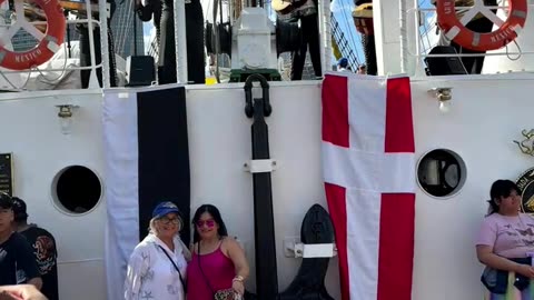 Último día del Buque Cuauhtémoc en New York