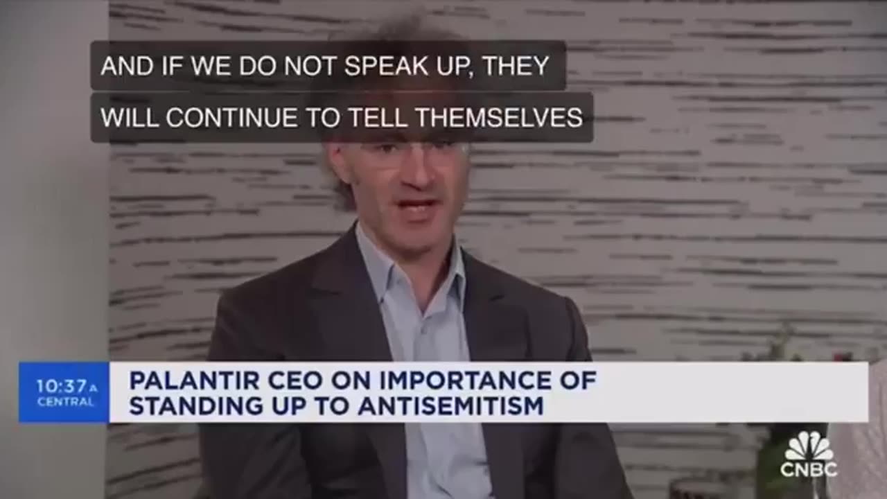 Palantir CEO Alex Carp believes the US needs to scrap the First Amendment