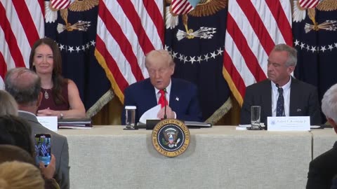 🚨 #TRUMP： “It was 1-in-10,000 and now it's 1-in-31 for #autism. I think #MAHA #MAGA