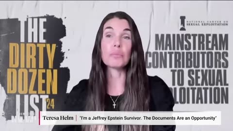 "I am a survivor of Jeffrey Epstein. The documents present a chance.