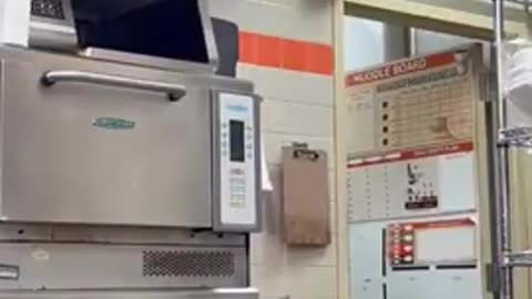 Retarded customer helps retarded GenZ staff extinguish fire at Dunkin Donuts