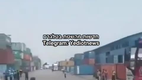 Another fire at Iranian port - a week and a half after the previous one A fire broke