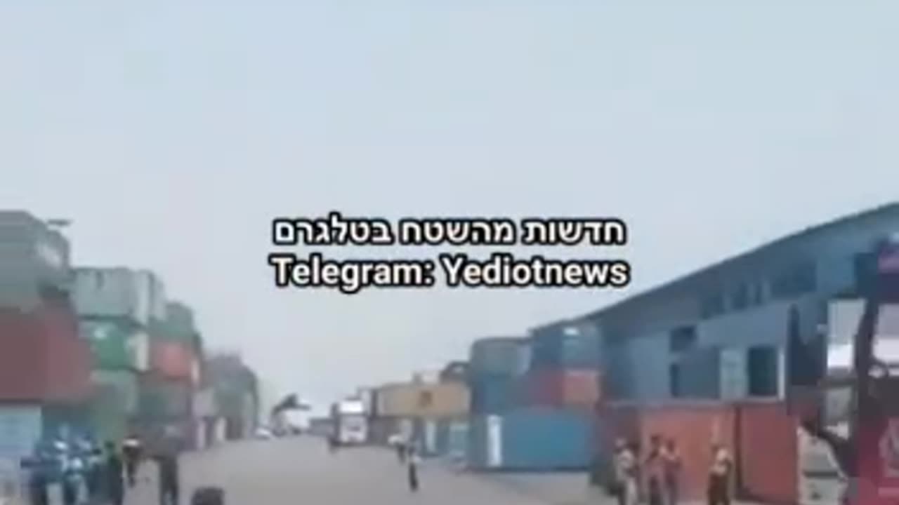 Another fire at Iranian port - a week and a half after the previous one A fire broke